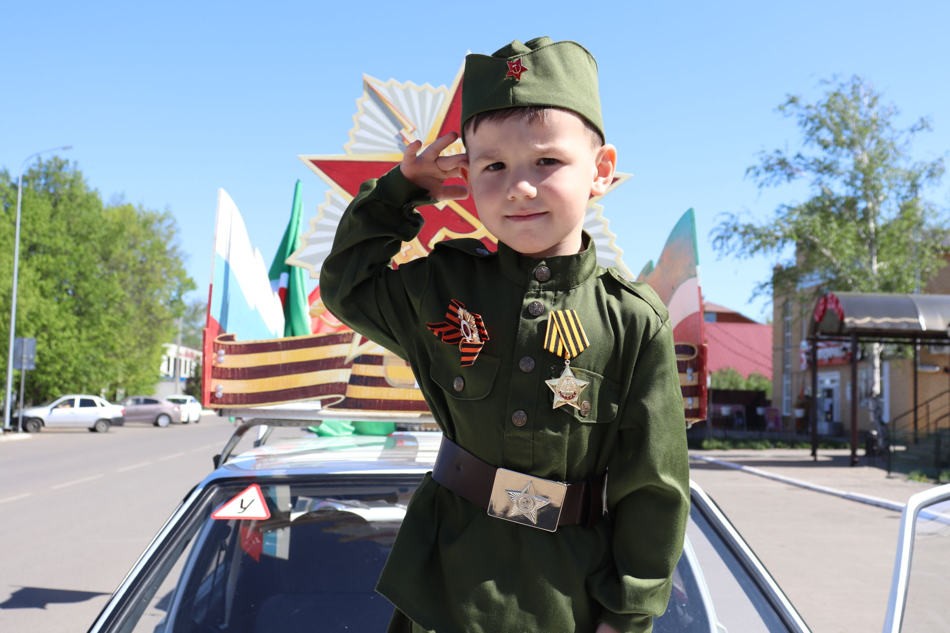 В Алькеевском районе празднование Дня Победы прошло в новом формате