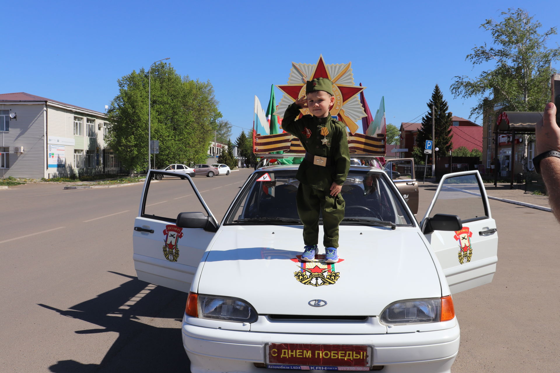 В Алькеевском районе празднование Дня Победы прошло в новом формате