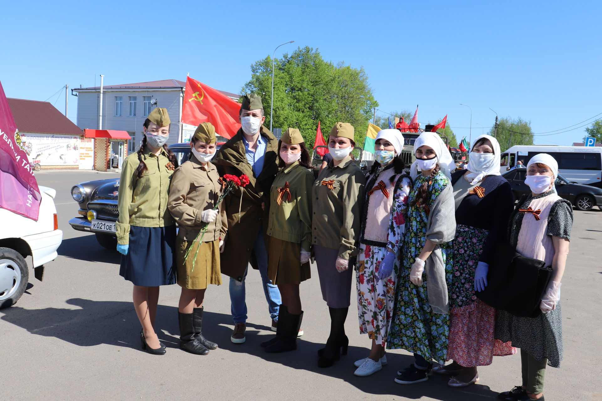 В Алькеевском районе празднование Дня Победы прошло в новом формате