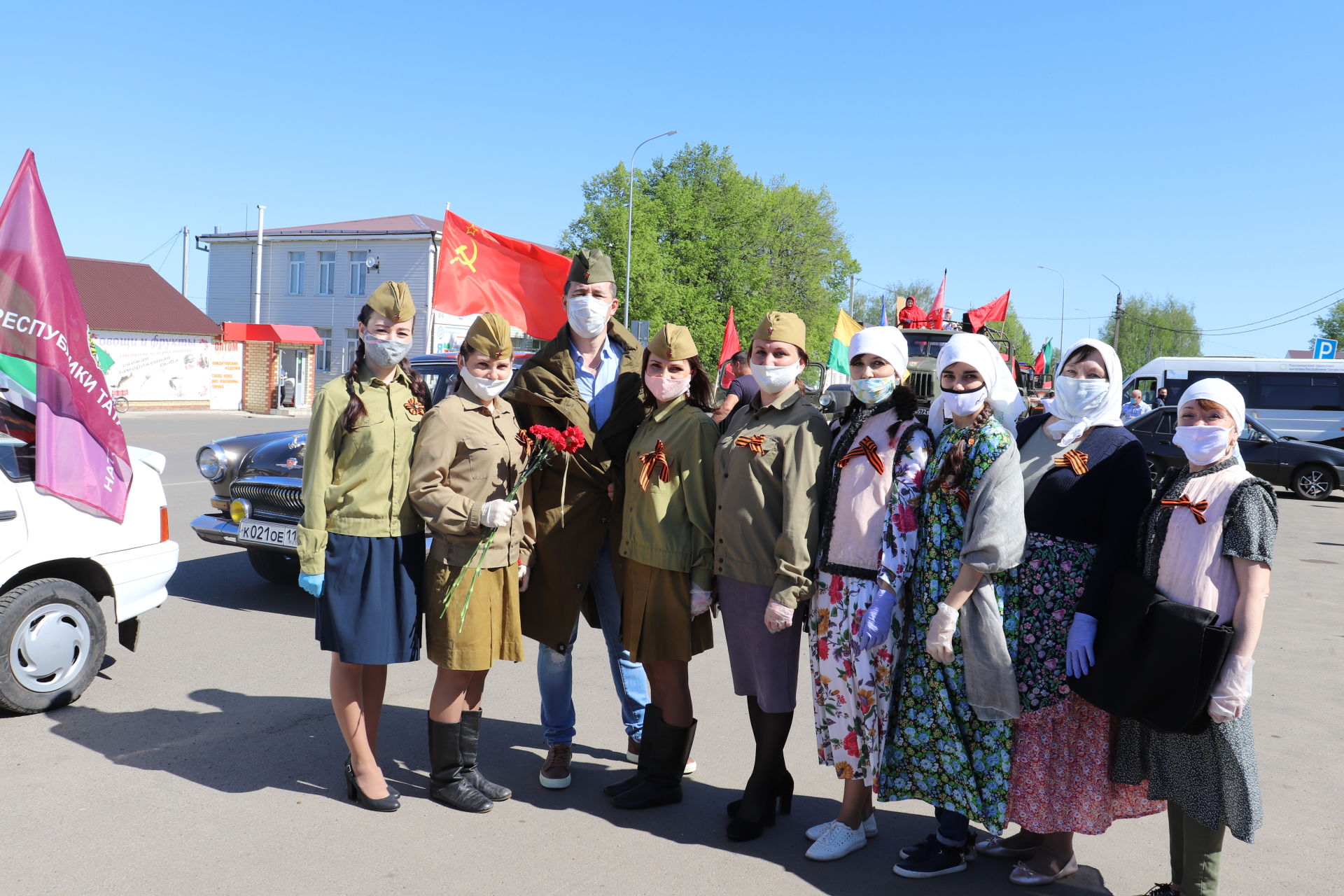 В Алькеевском районе празднование Дня Победы прошло в новом формате