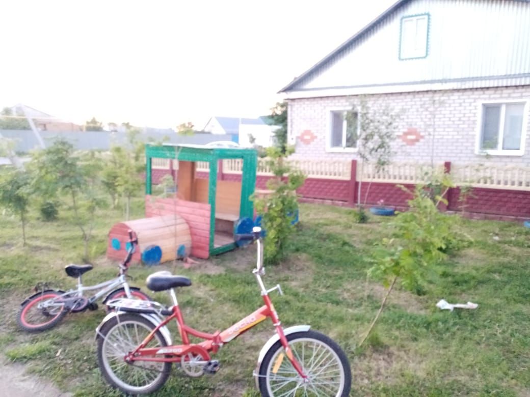 В Алькеевском районе пенсионеры соорудили игровую площадку
