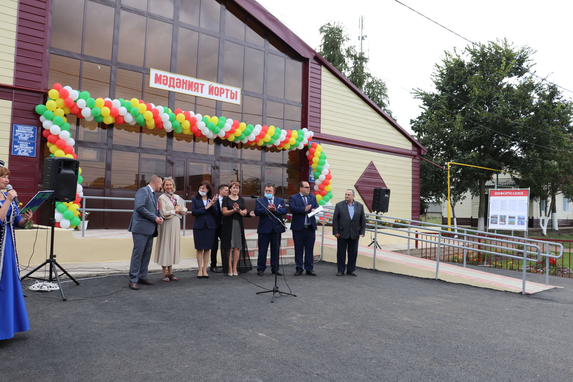 В Алькеевском районе в селе Тяжбердино состоялось открытие клуба