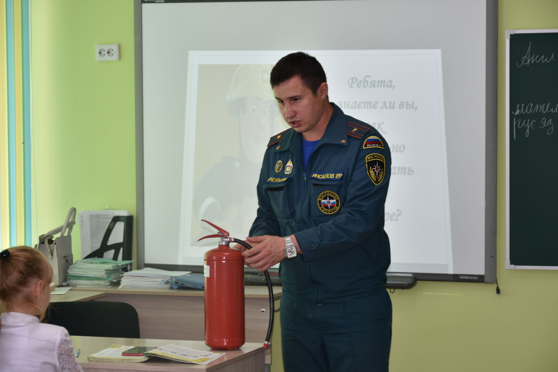 Алькеевский район: урок по ОБЖ на пожарный лад