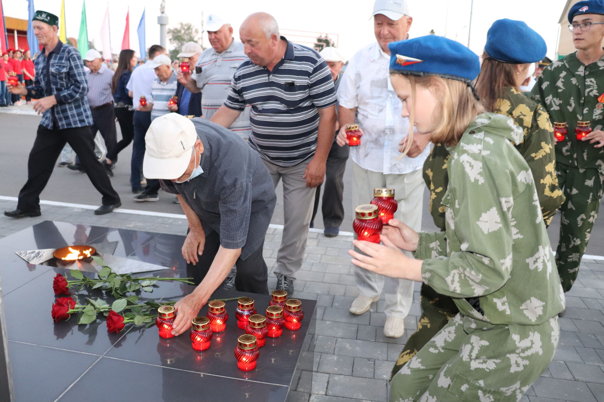 В Алькеевском районе провели митинг «Свеча памяти»