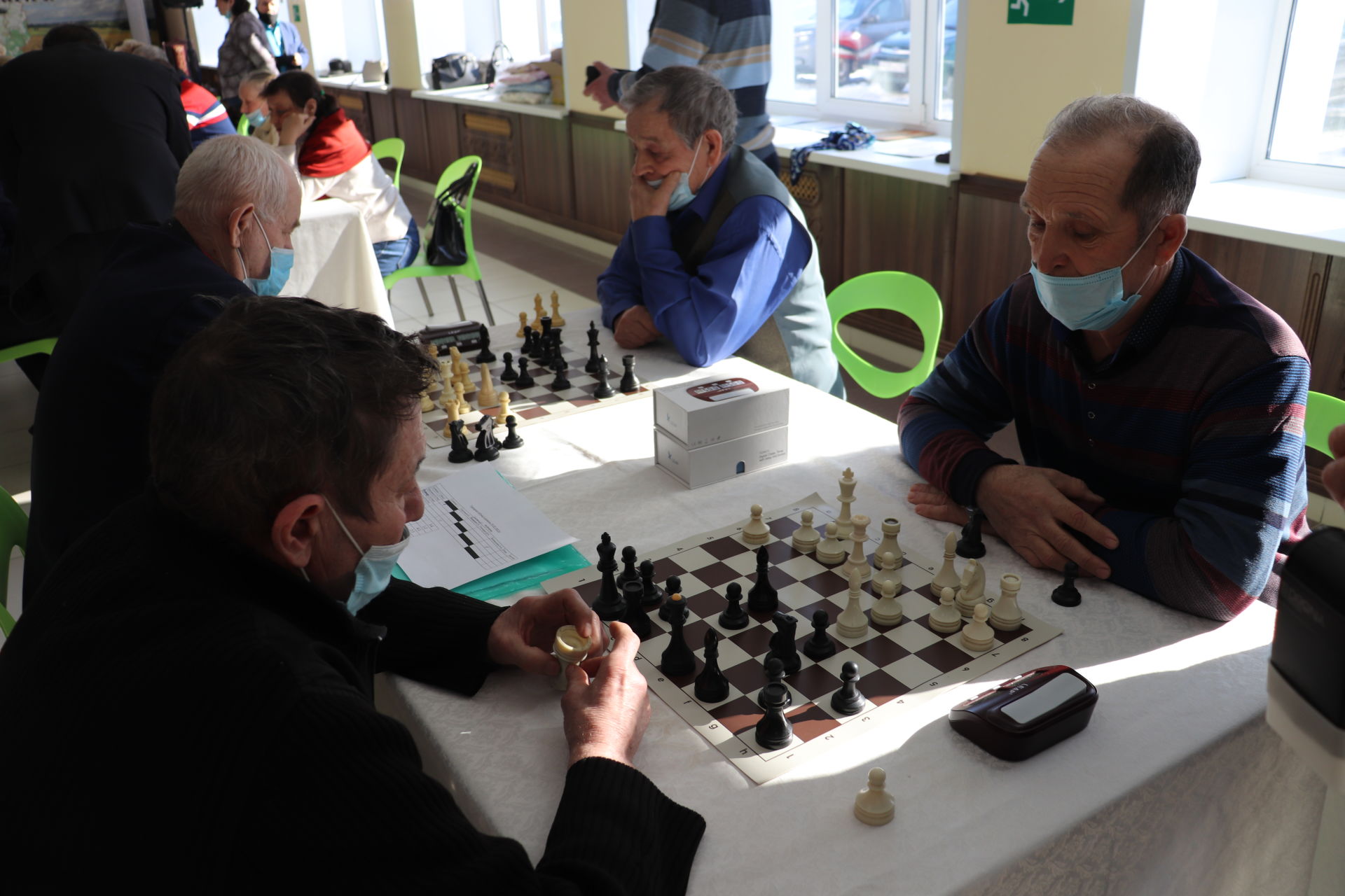 В Алькеевском районе прошел второй этап XI Республиканского темпо-турнира по шахматам и шашкам среди пенсионеров