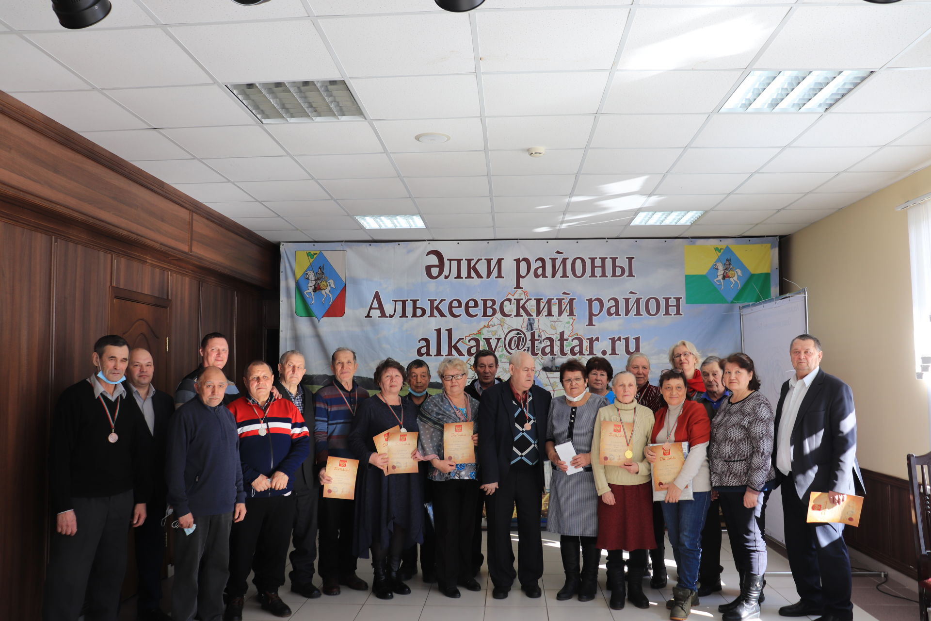 В Алькеевском районе прошел второй этап XI Республиканского темпо-турнира по шахматам и шашкам среди пенсионеров