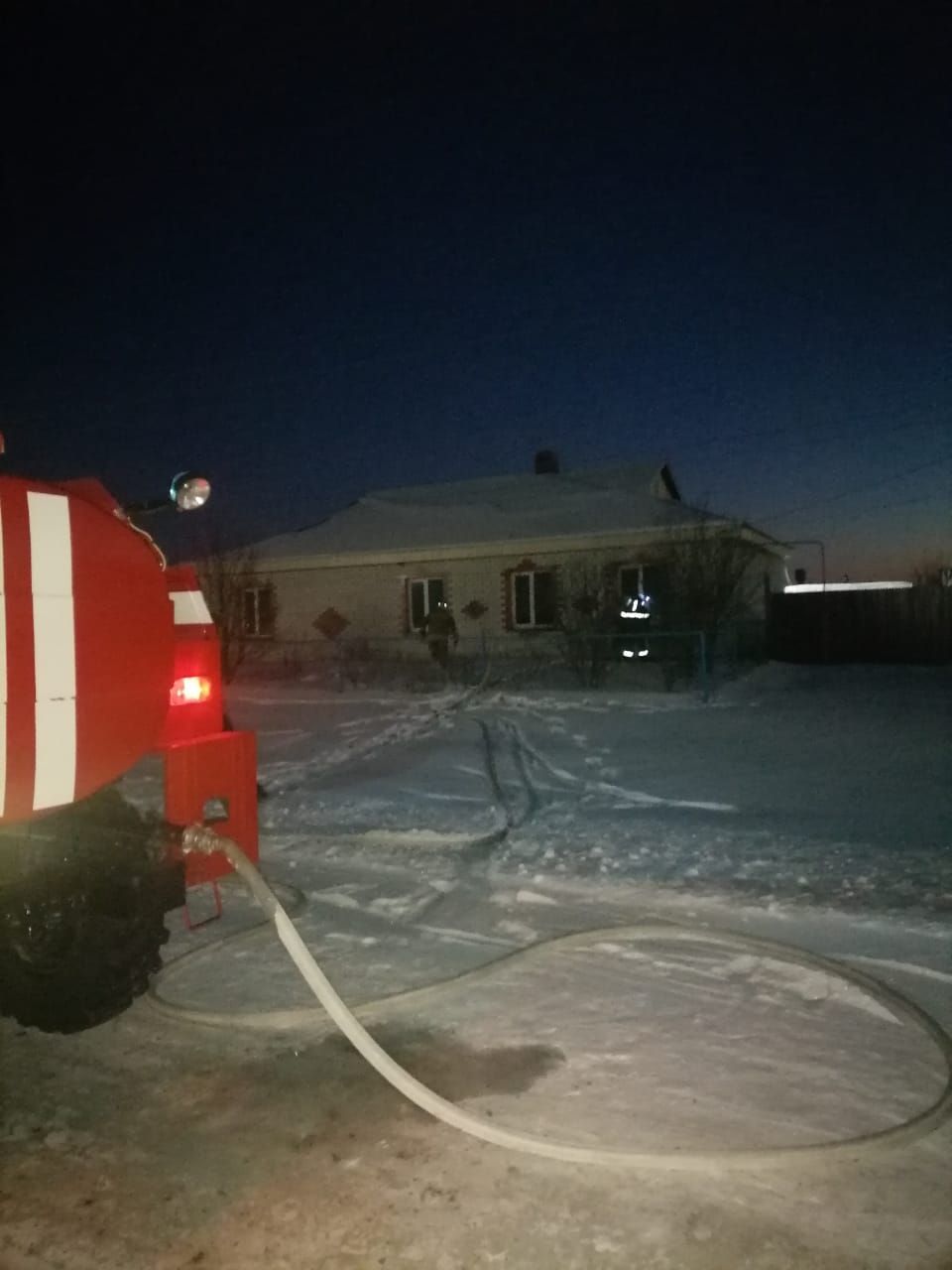 В жилом доме села Каракули произошел пожар