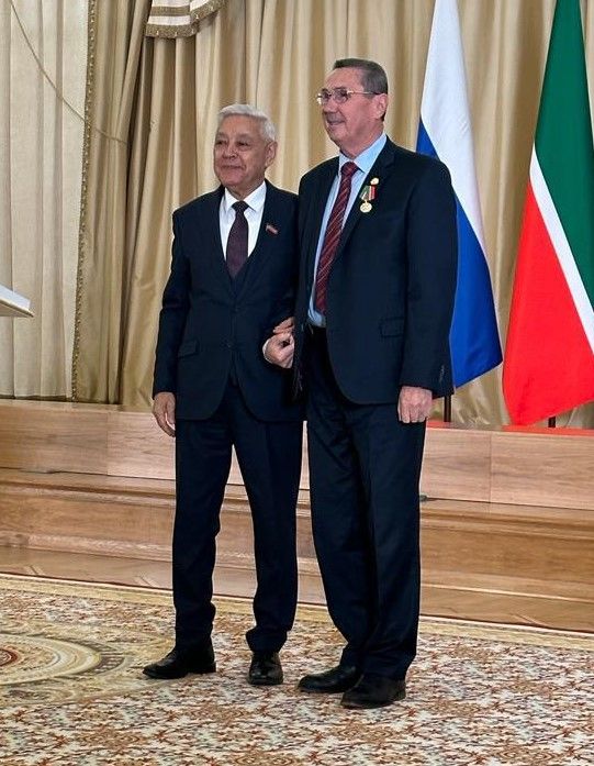 Мирсәет Сөнгатуллинга «Татарстан Республикасы алдындагы казанышлары өчен»  ордены медале тапшырылды