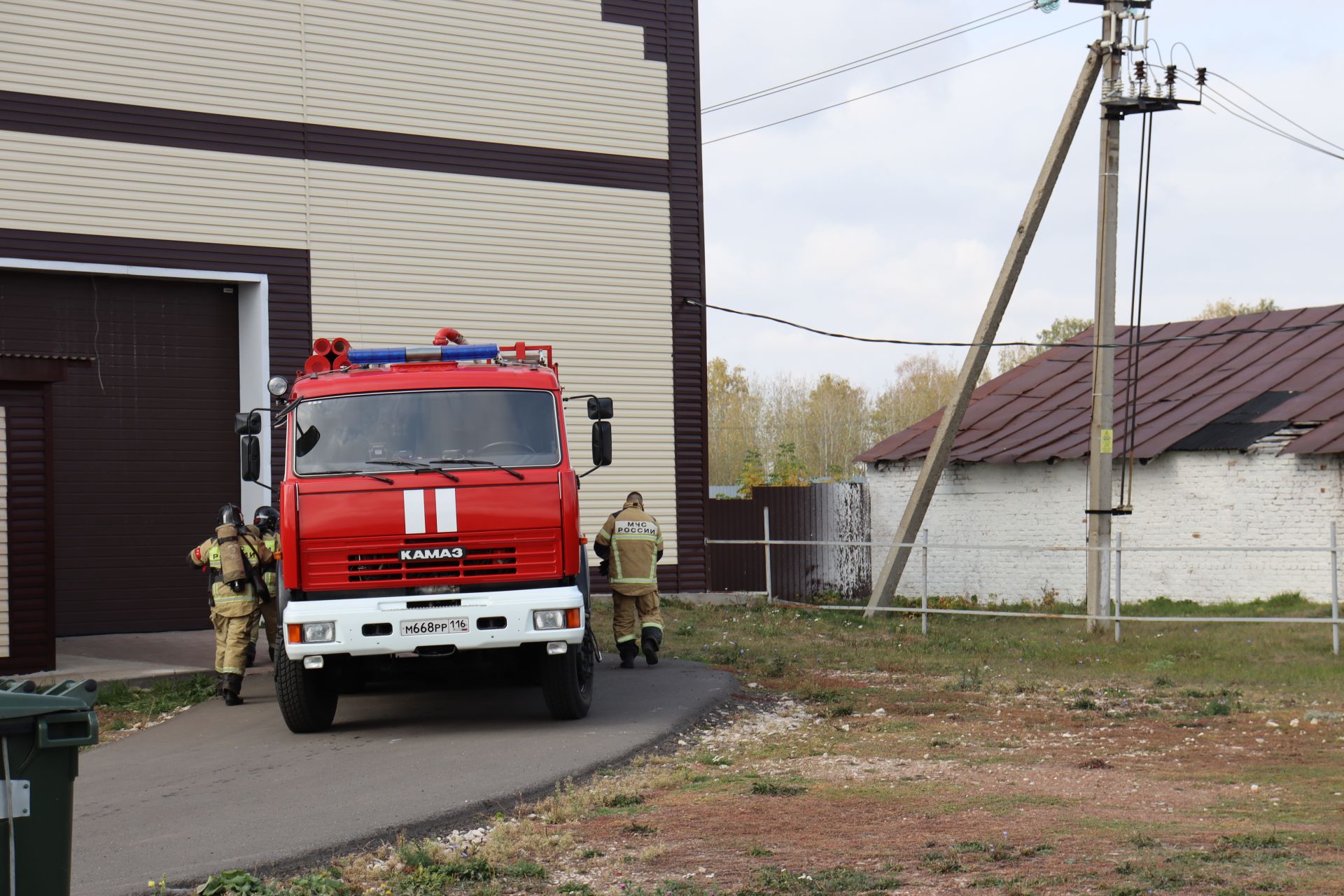 В Базарных Матаках прошли штабные тренировки по гражданской обороне
