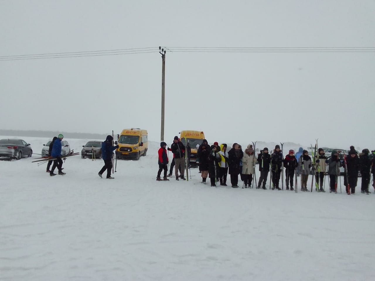 Сегодня в Алькеевском районе прошел новогодний кросс