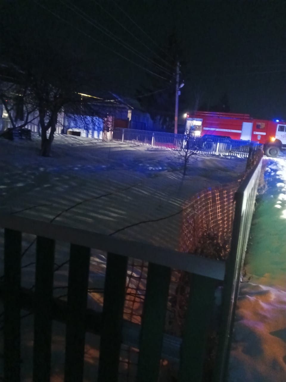 В жилом доме Базарных Матак произошел пожар
