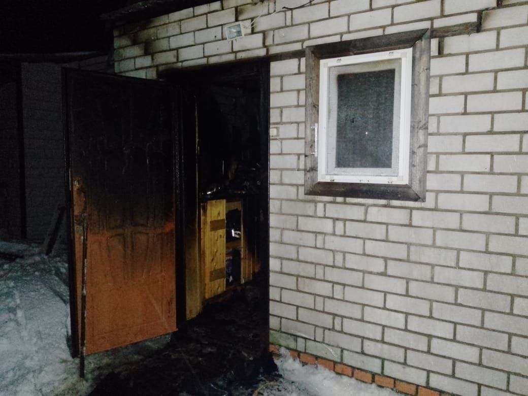 В жилом доме Базарных Матак произошел пожар