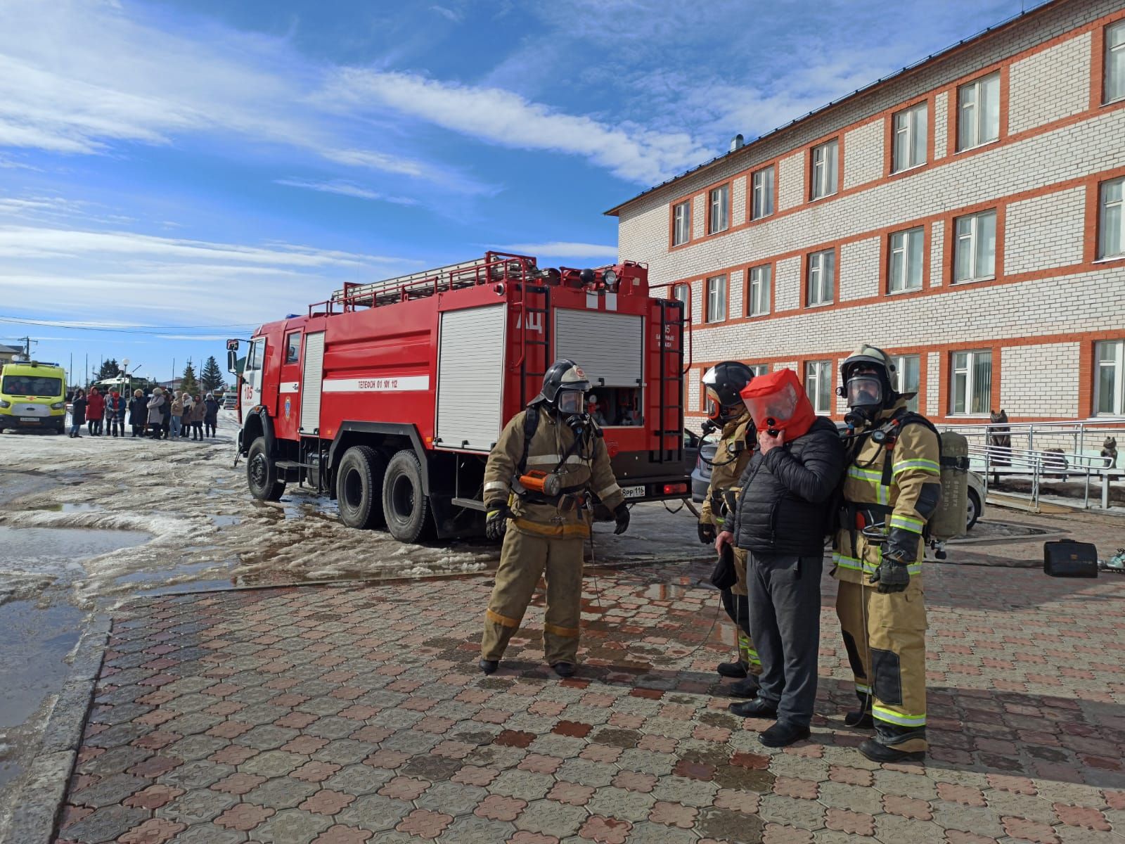 В Алькеевском районе прошли пожарно-тактические учения