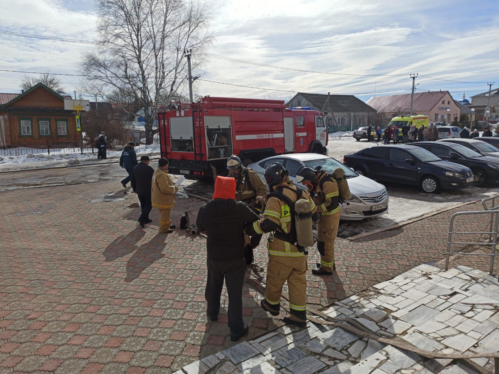 В Алькеевском районе прошли пожарно-тактические учения