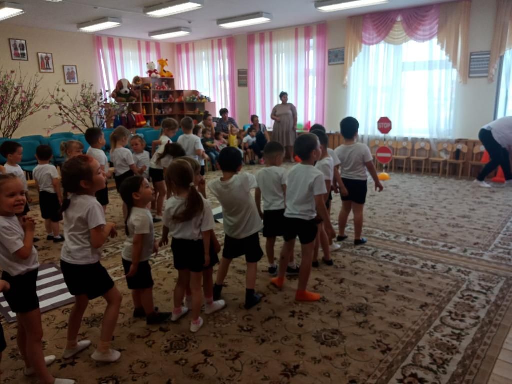 В детском саду «Теремок» села Базарные Матаки проведено спортивное мероприятие по ПДД