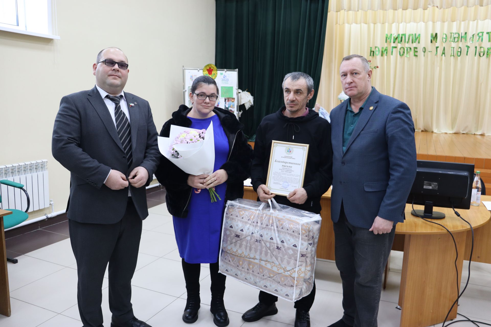 Ташбилге авылында җыен үтте