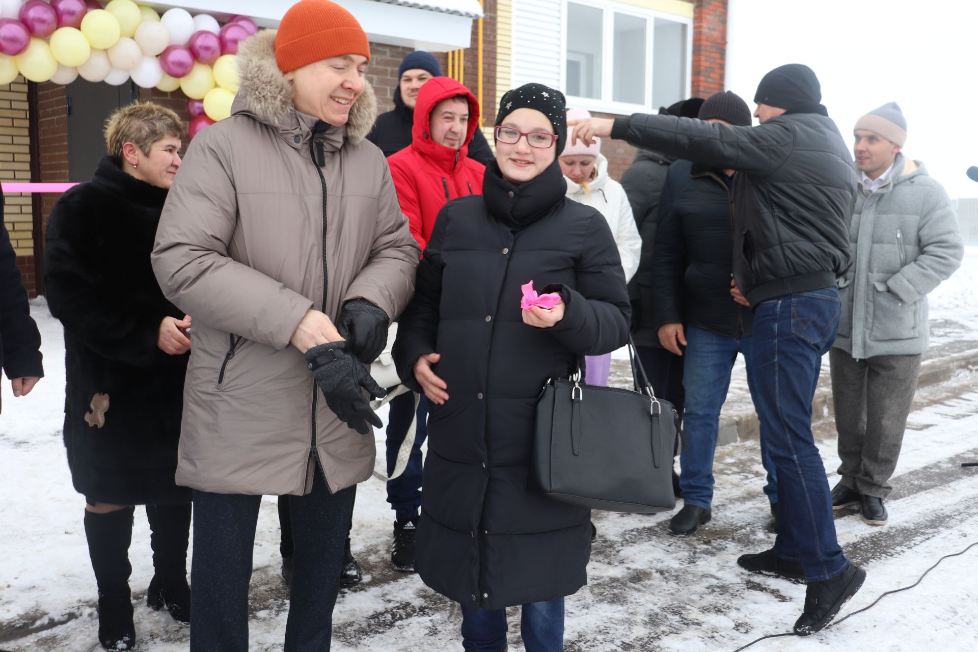 Базарлы Матак авылында  12 фатирлы өч катлы йорт файдалануга тапшырылды