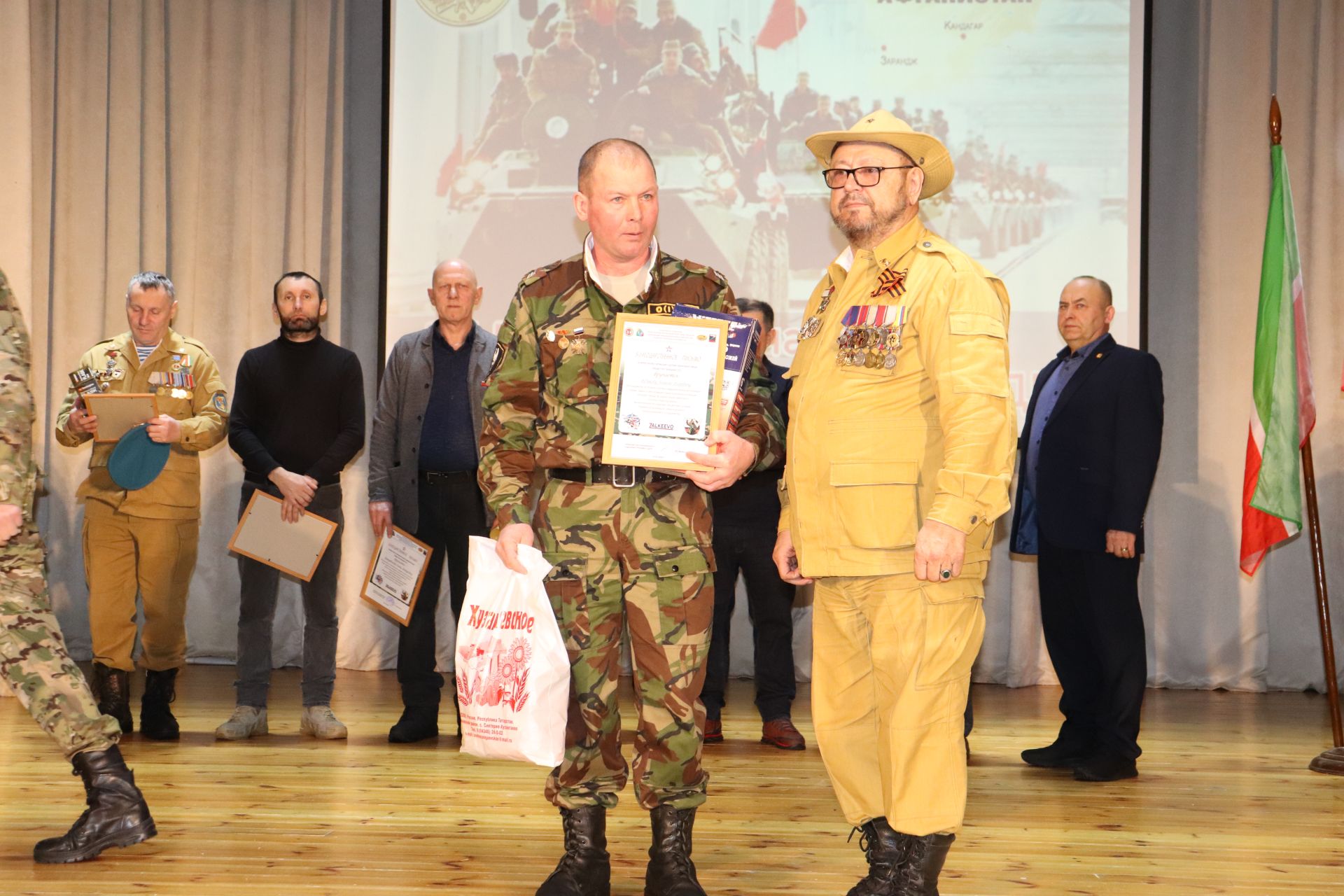 Районда совет гаскәрләренең Әфган җиреннән чыгаруның 35 еллыгы уңаеннан чаралар үтте