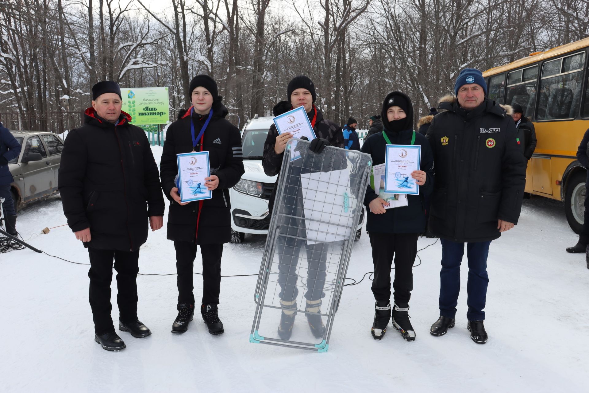В Алькеевском районе прошли лыжные соревнования, организованные муктасибатом района