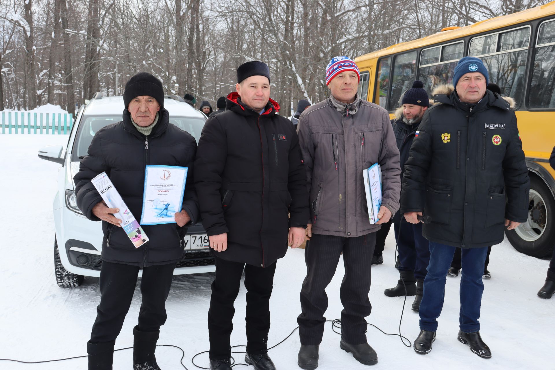 В Алькеевском районе прошли лыжные соревнования, организованные муктасибатом района