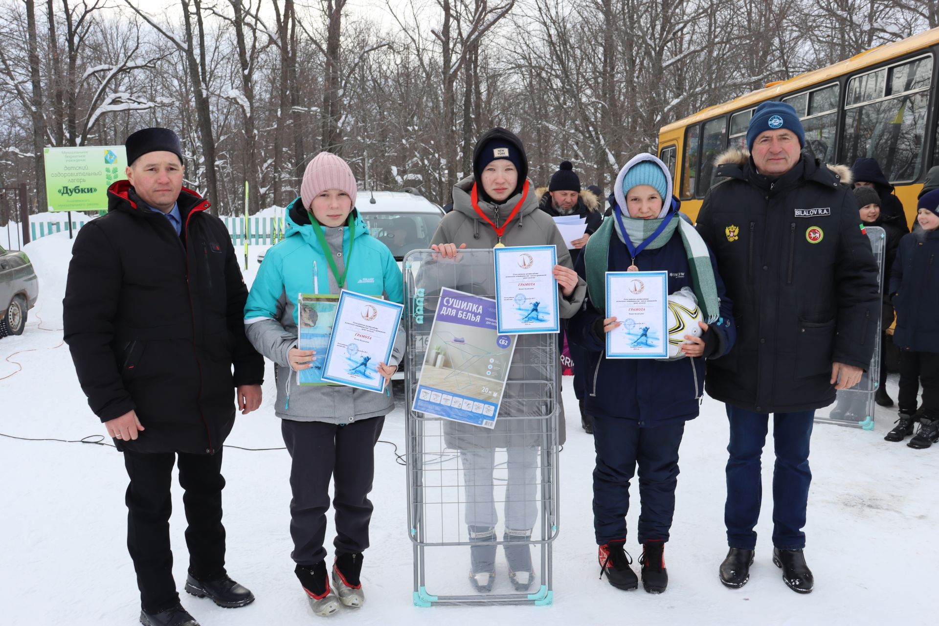 В Алькеевском районе прошли лыжные соревнования, организованные муктасибатом района