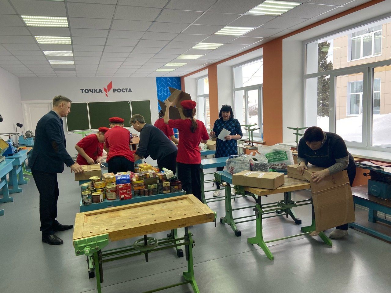 В Юхмачинской школе провели акцию «Мы вместе»