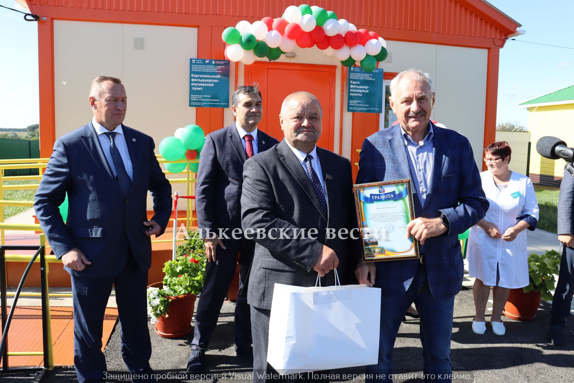 Әлки районы Карга авылында модульле ФАП ачылды