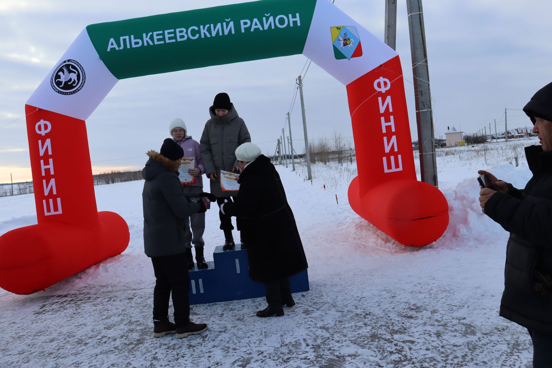 На лыжной базе прошли соревнования по лыжным гонкам в зачет ГТО