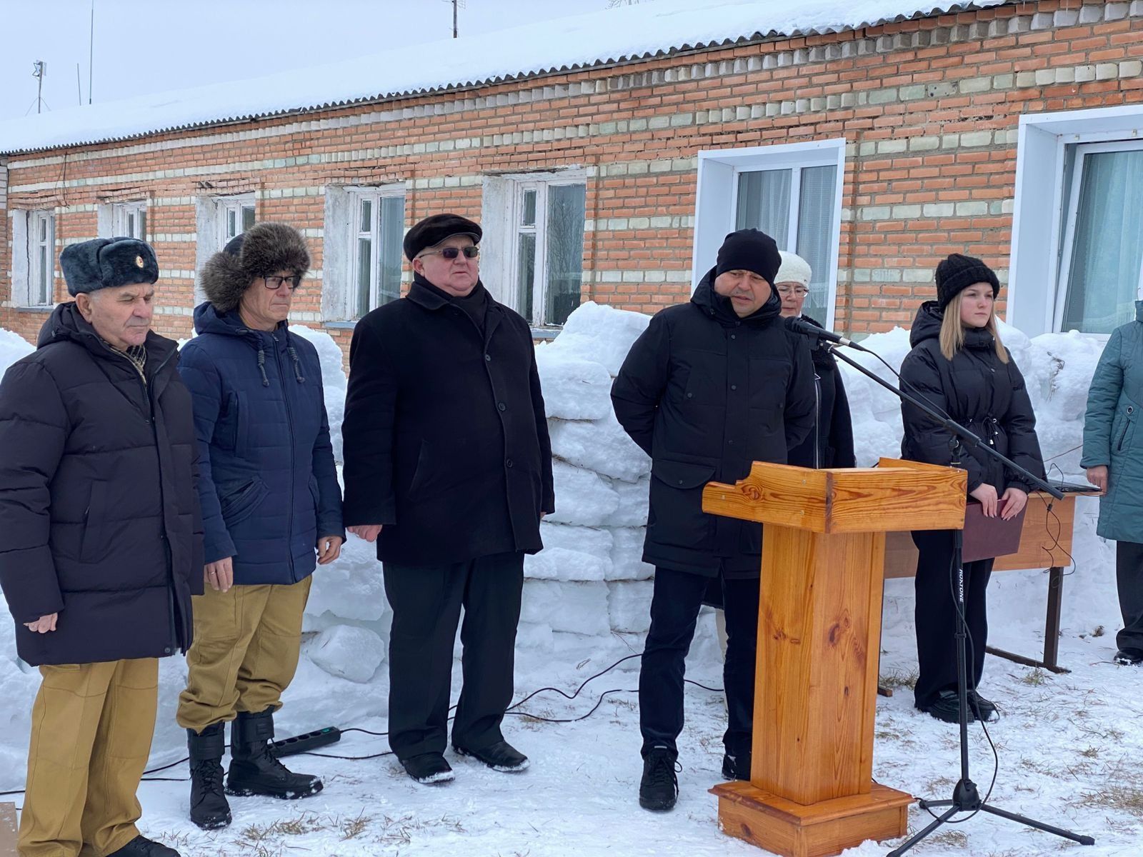 В Алькеевском районе установили мемориальные доски бойцам, погибшим при исполнении воинского долга в СВО