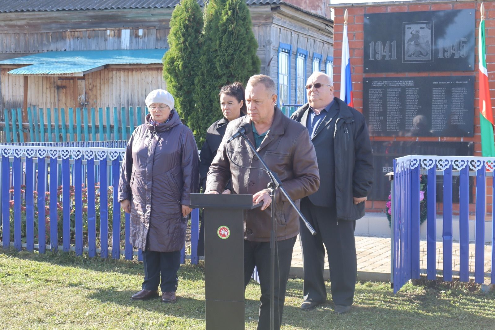 В селе Нижнее Колчурино открыли мемориальную доску  в честь Сергея Калмыкова