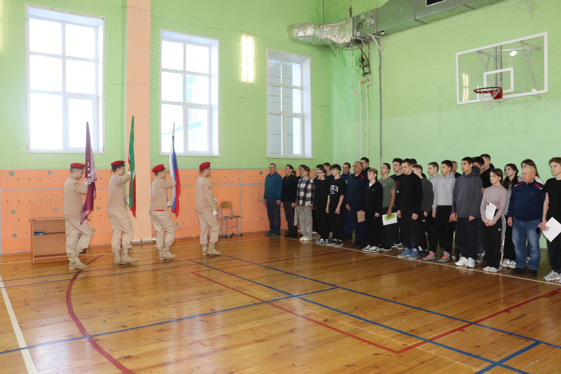 В гимназии имени Наби Даули прошли соревнования по стрельбе из пневматической винтовки