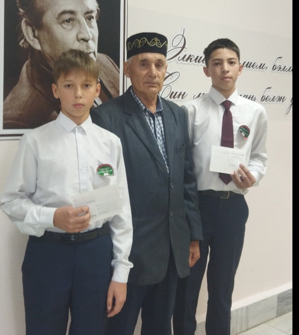 «Актай» мәчете капиталь төзекләндерүендә актив катнашкан укучылар бүләкләнде