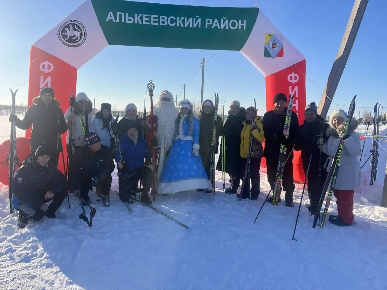 В Алькеевском районе прошел Чемпионат по лыжным гонкам