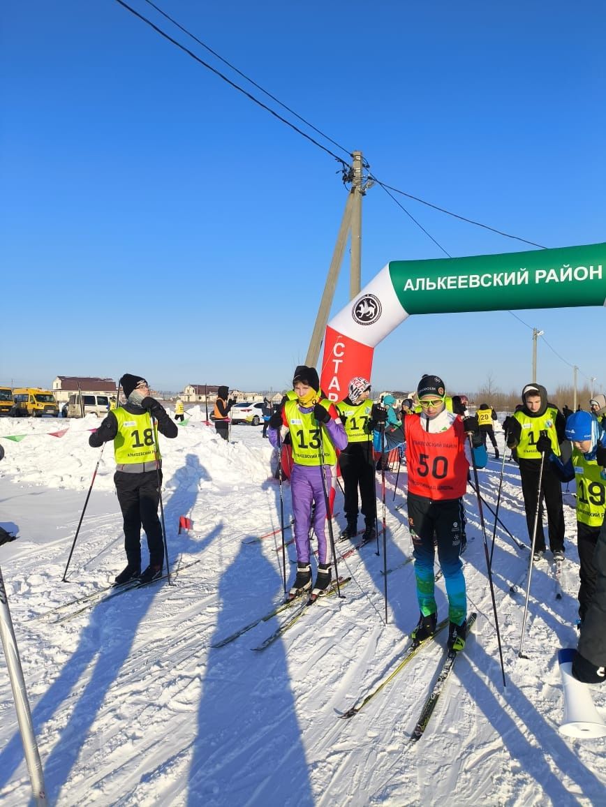 В Алькеевском районе прошел Чемпионат по лыжным гонкам