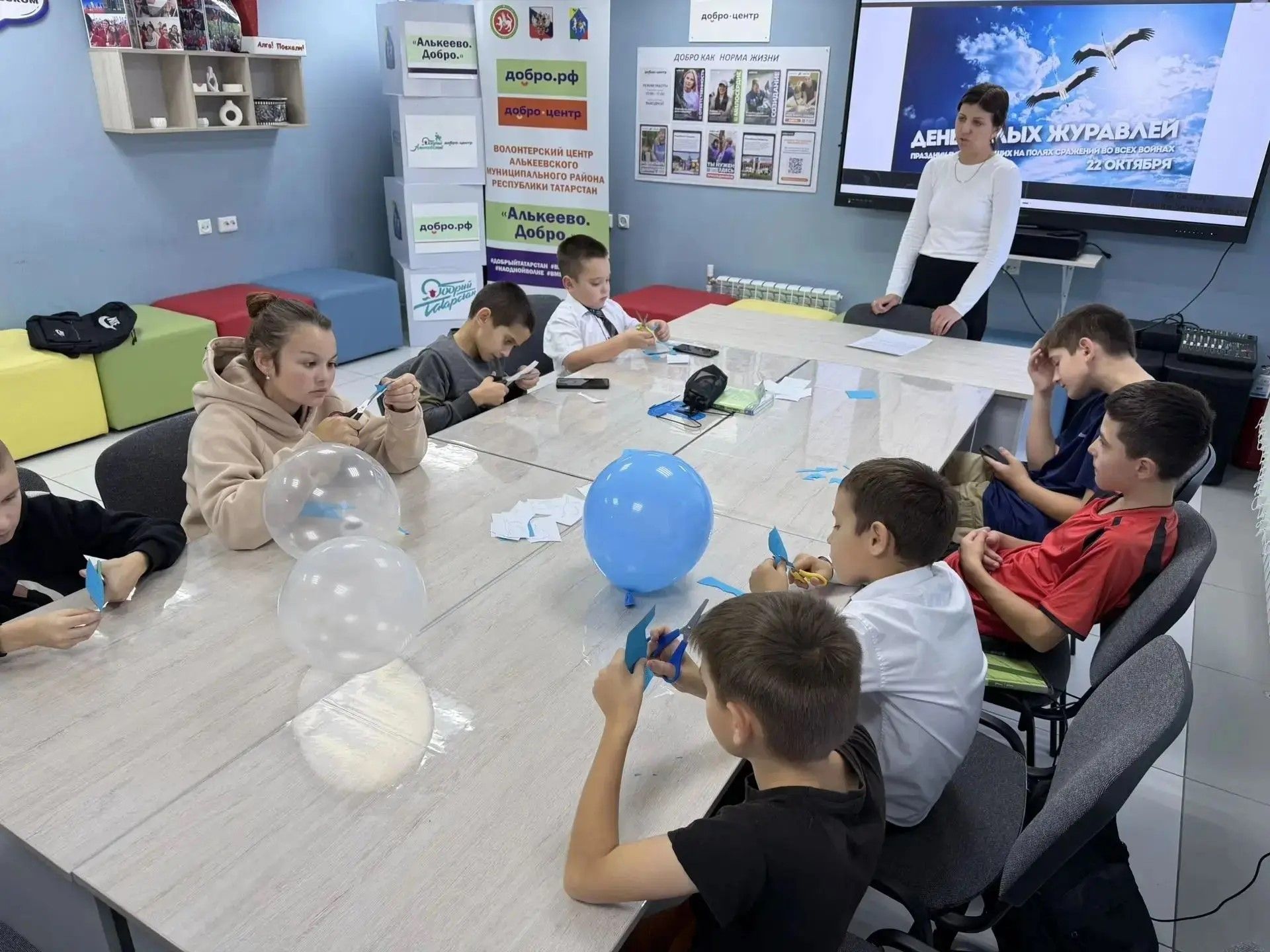 В подростковом клубе „Актай“ села Базарные Матаки прошло трогательное мероприятие
