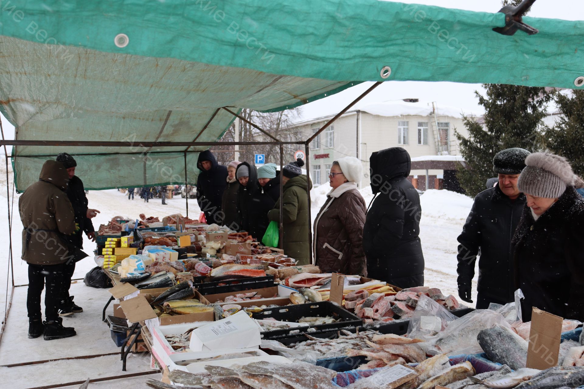 Базарлы Матак үзәгендә Май чабу бәйрәме уңаеннан ярминкә оештырылды