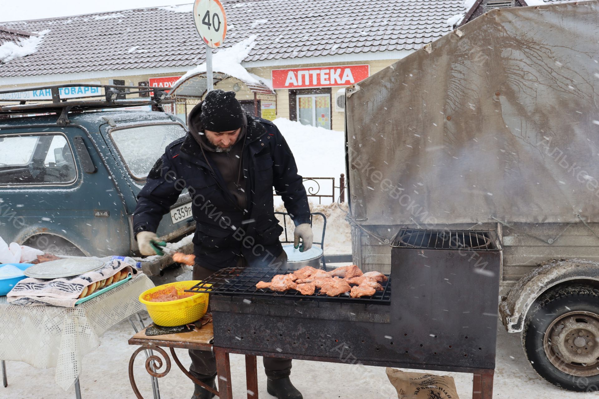 Базарлы Матак үзәгендә Май чабу бәйрәме уңаеннан ярминкә оештырылды