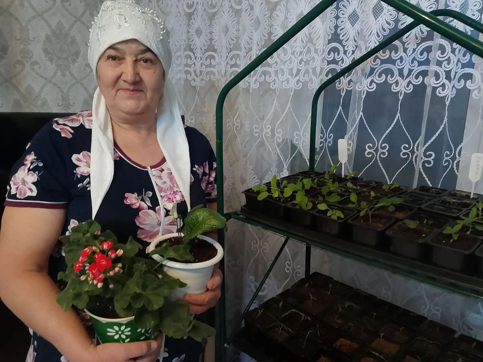 Жительница Базарных Матак Рафида Хайрутдинова вовсю готовится к весенним работам
