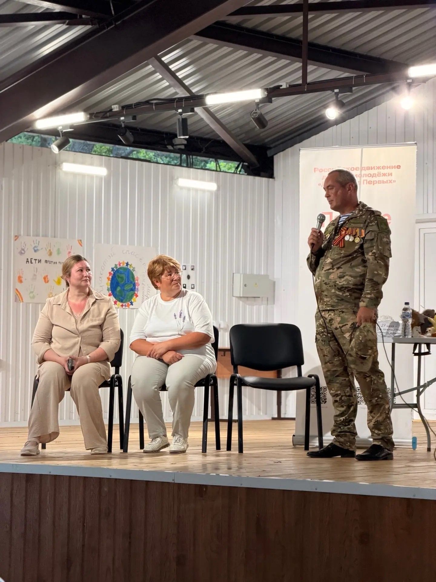 «Яшь имәннәр» балалар лагеренда махсус хәрби операциянең штурм отряды командиры Матвеев Олег булды