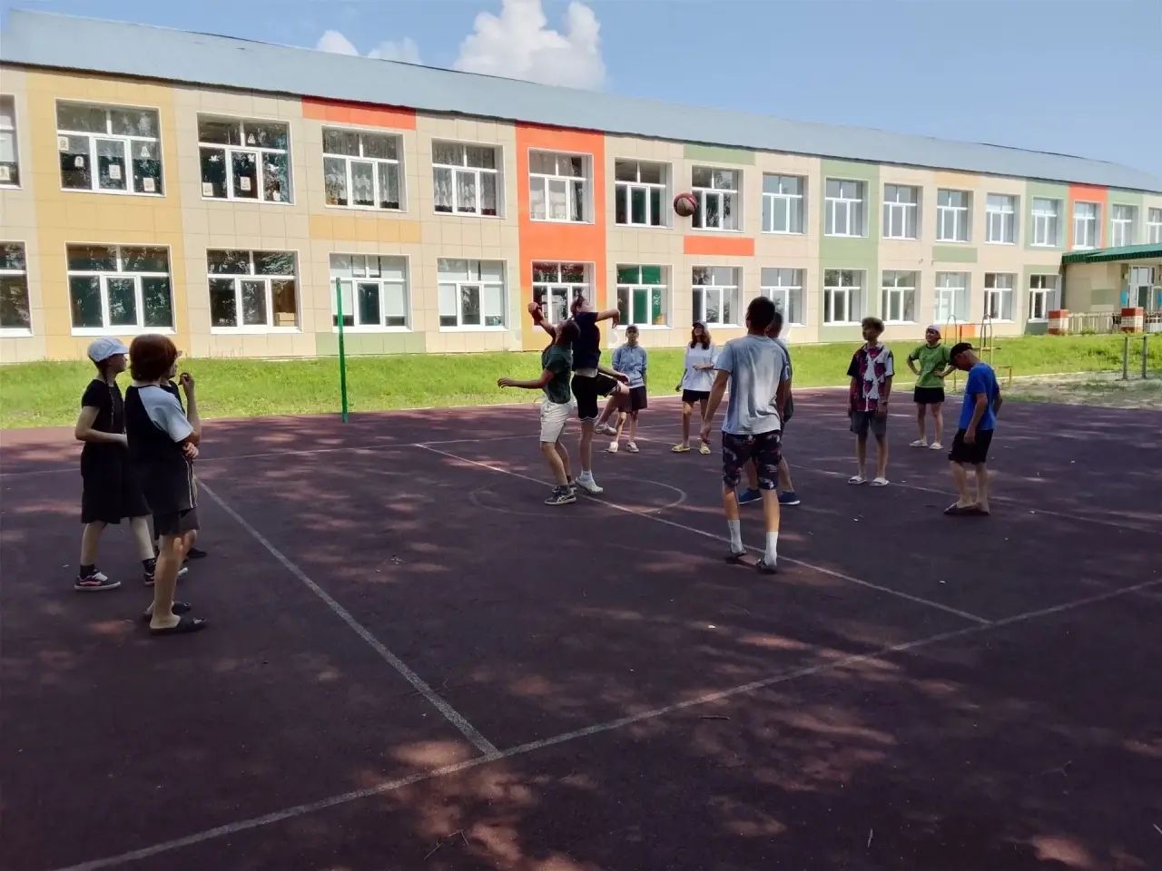 Соревнования  по баскетболу прошли  в селе Юхмачи