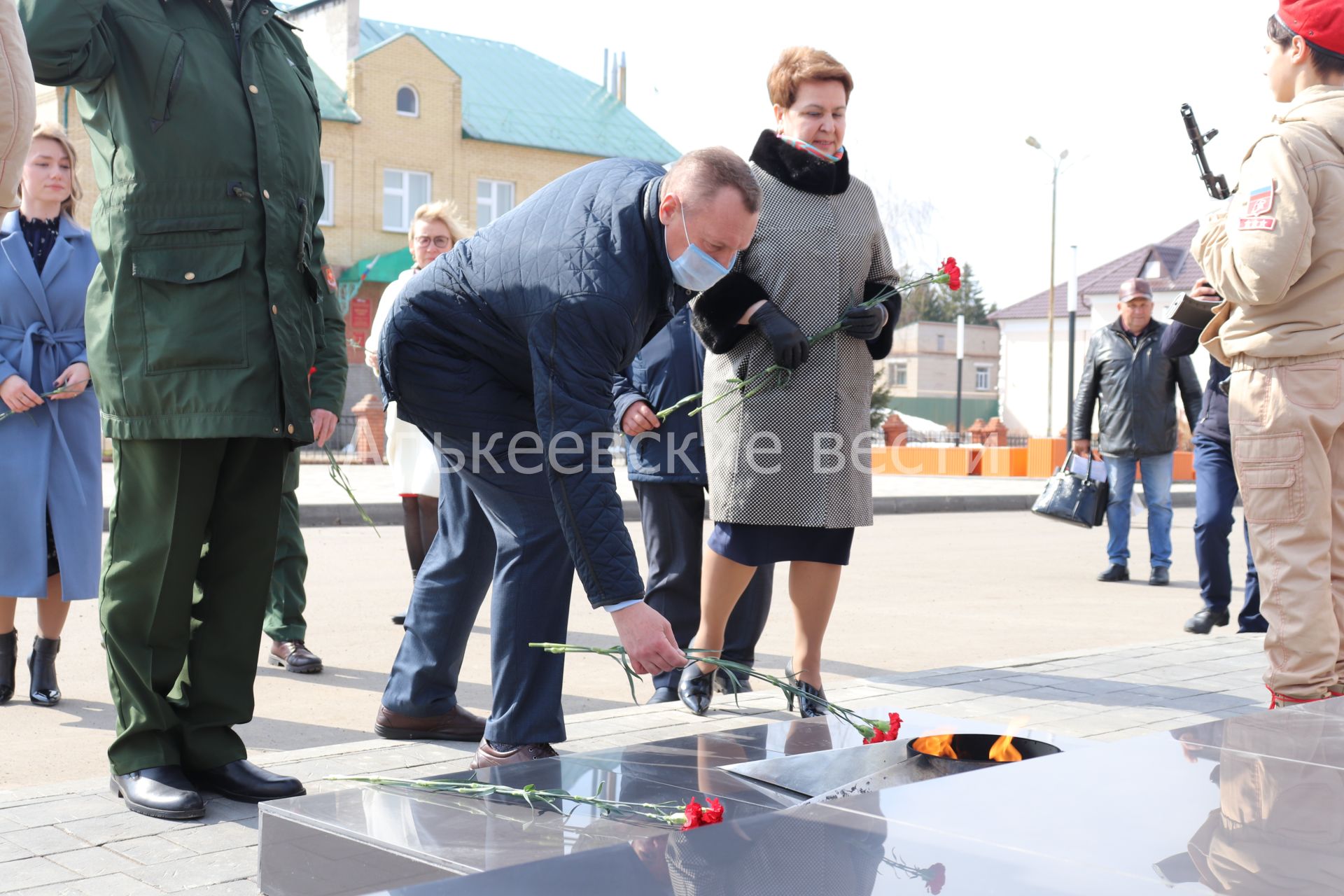 Сергей Погодин һәм Сәрия Сабурская Әлки районында