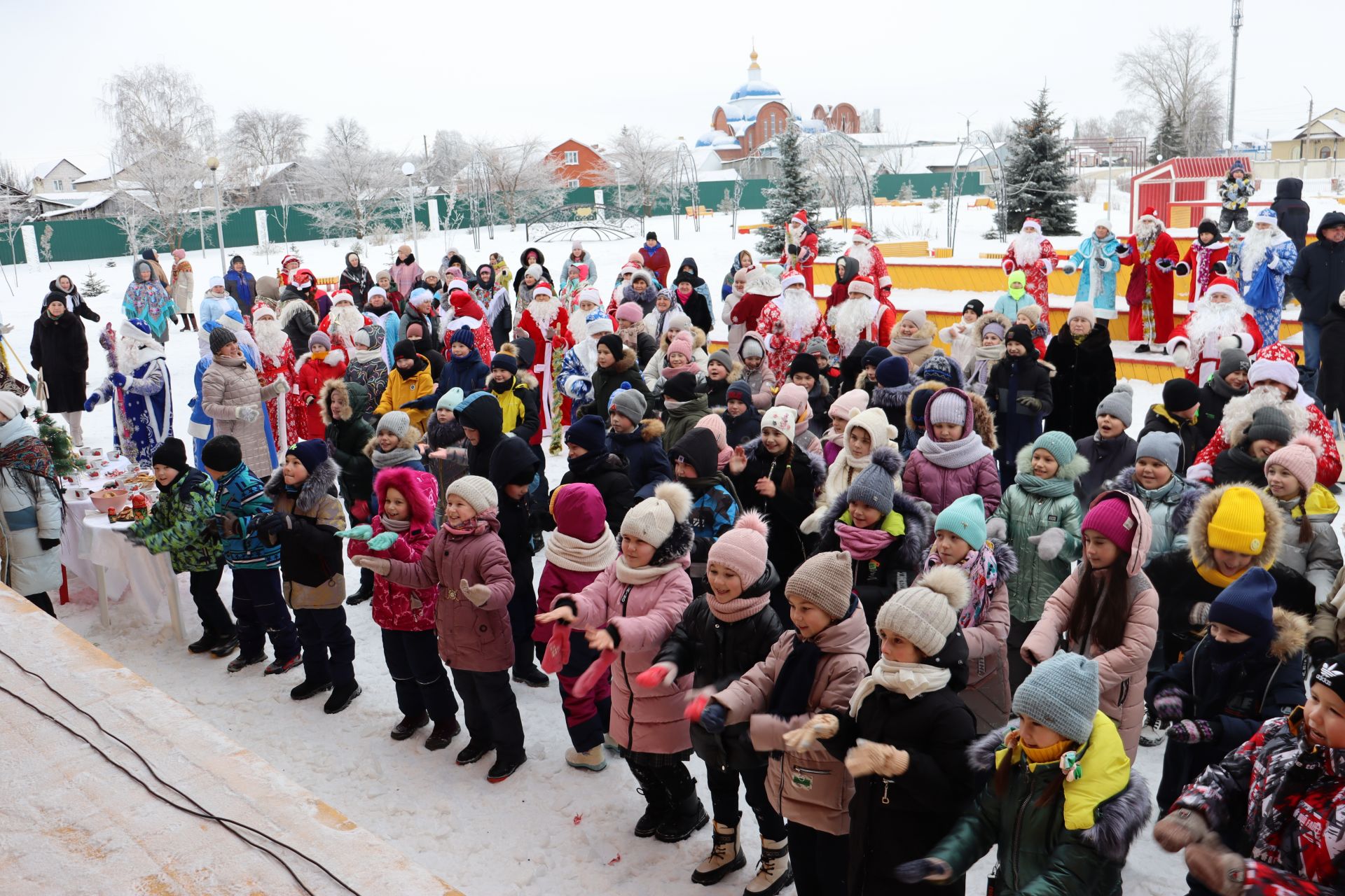 Открытие Главной елки района, ярмарка