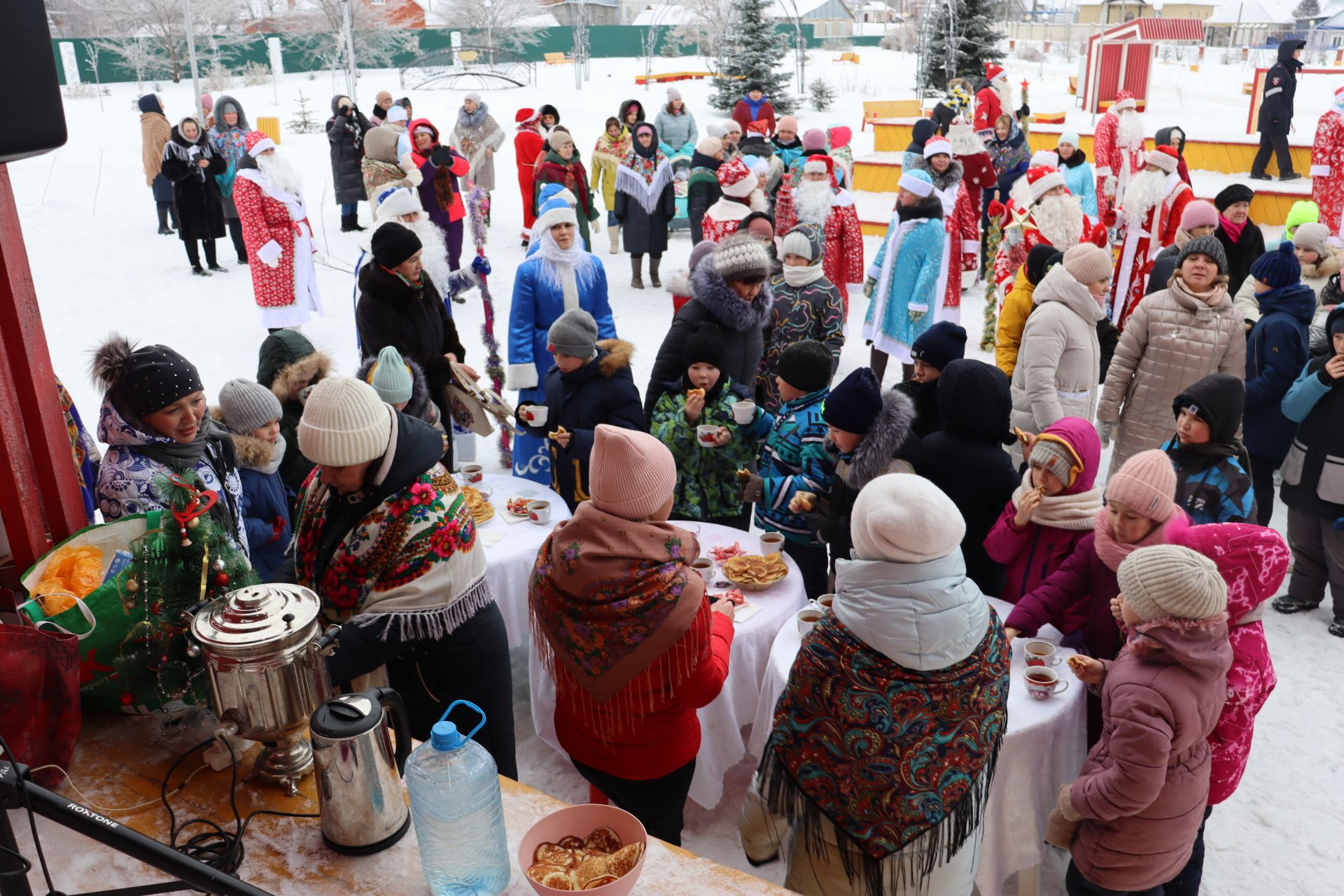 Открытие Главной елки района, ярмарка