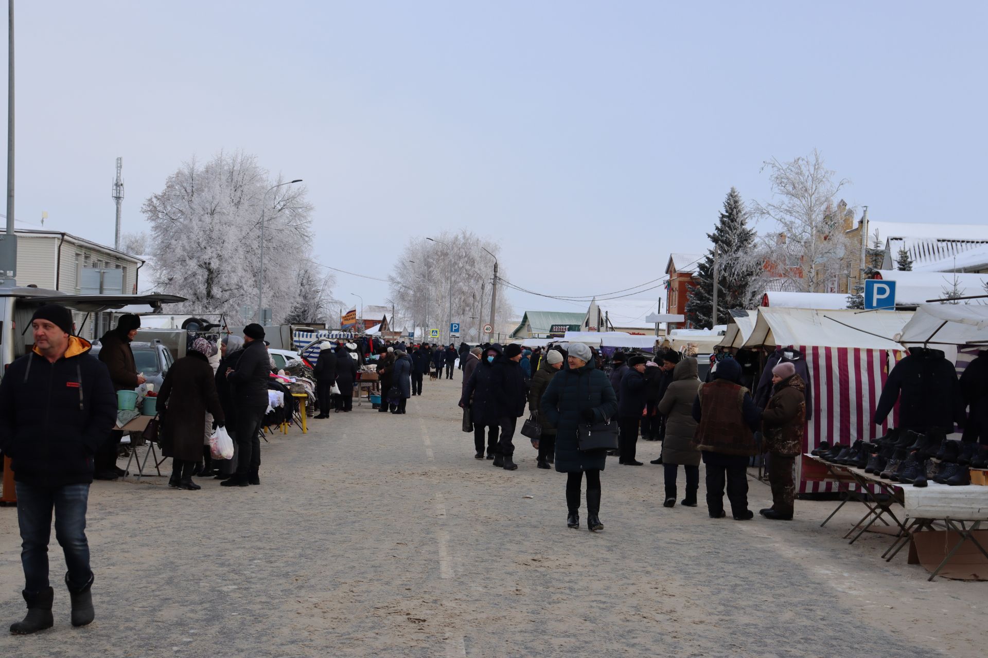 Открытие Главной елки района, ярмарка