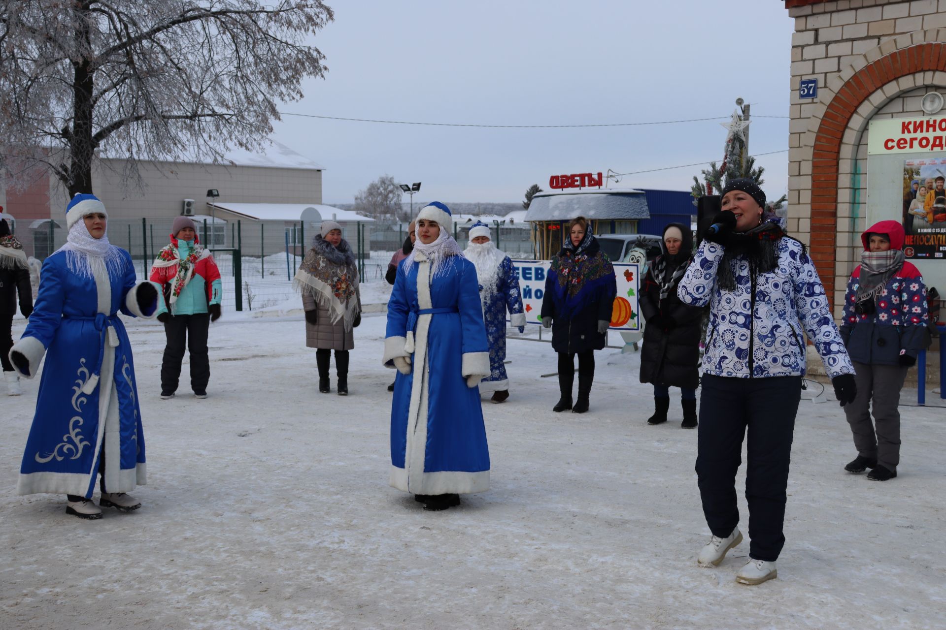 Открытие Главной елки района, ярмарка