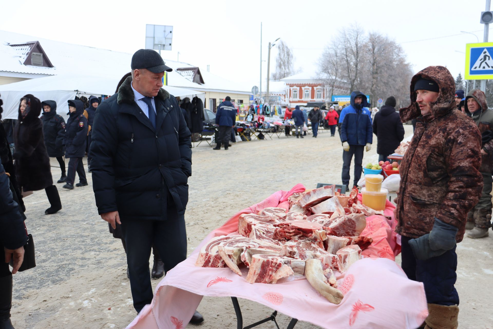 Открытие Главной елки района, ярмарка