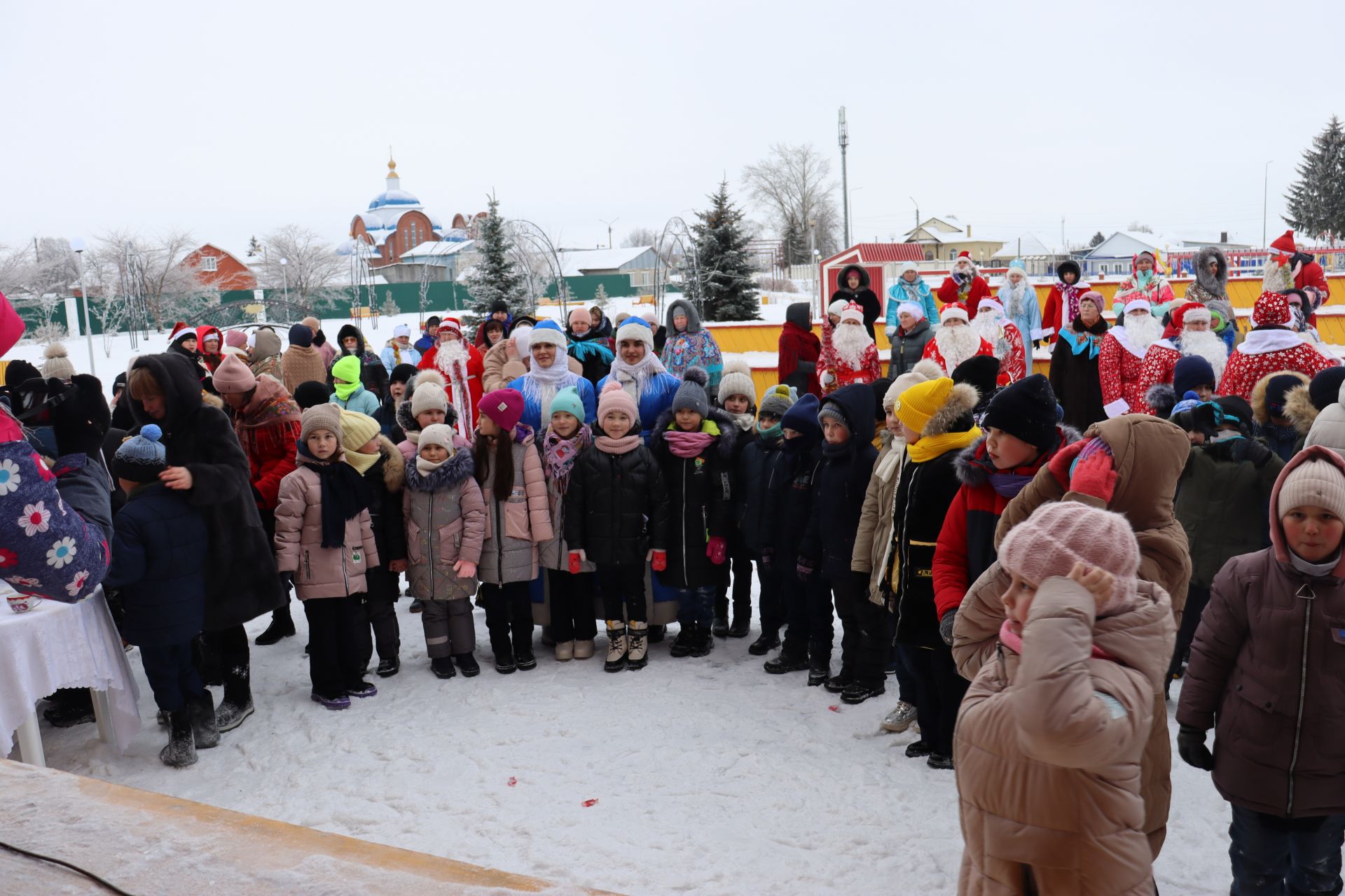 Открытие Главной елки района, ярмарка