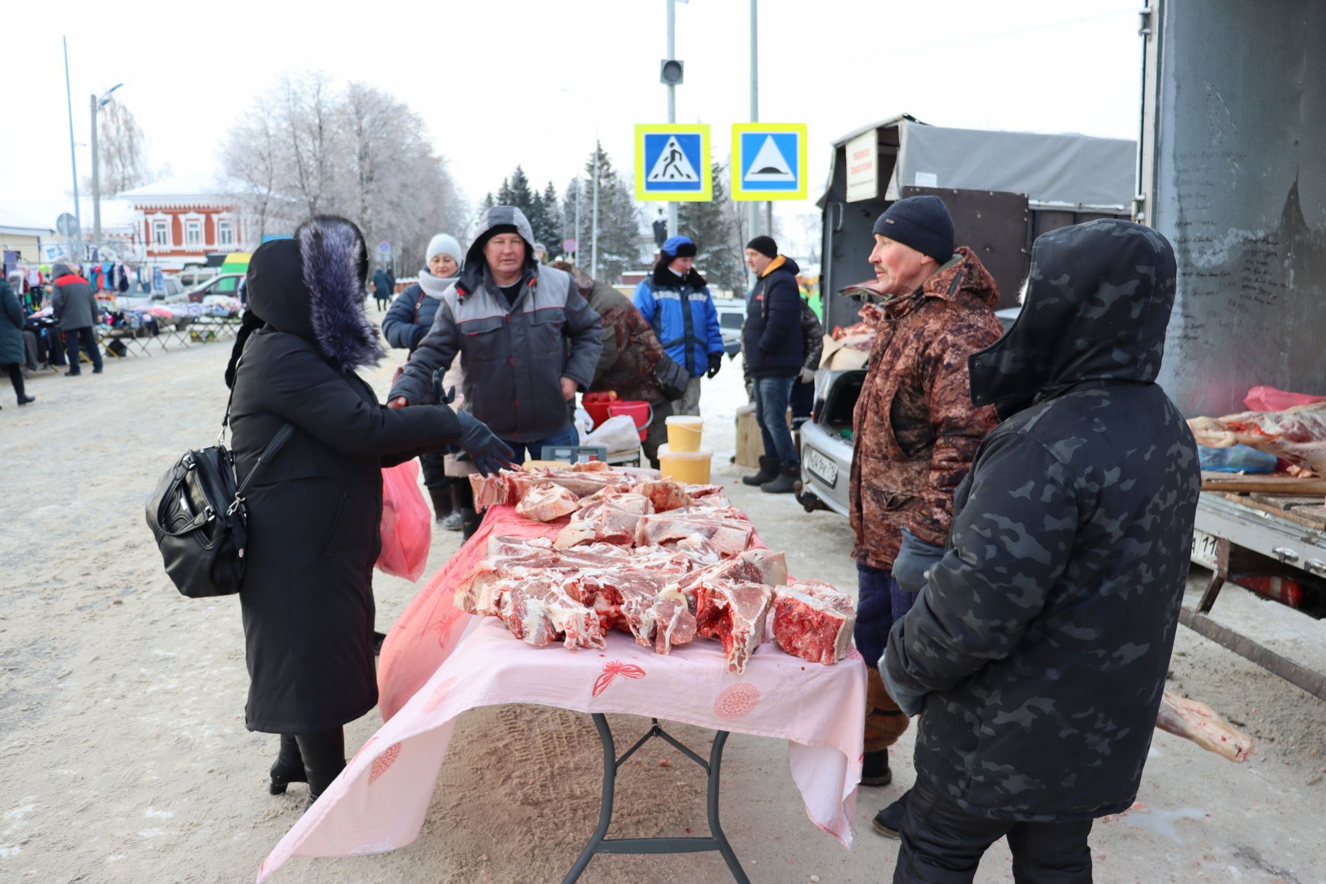 Открытие Главной елки района, ярмарка