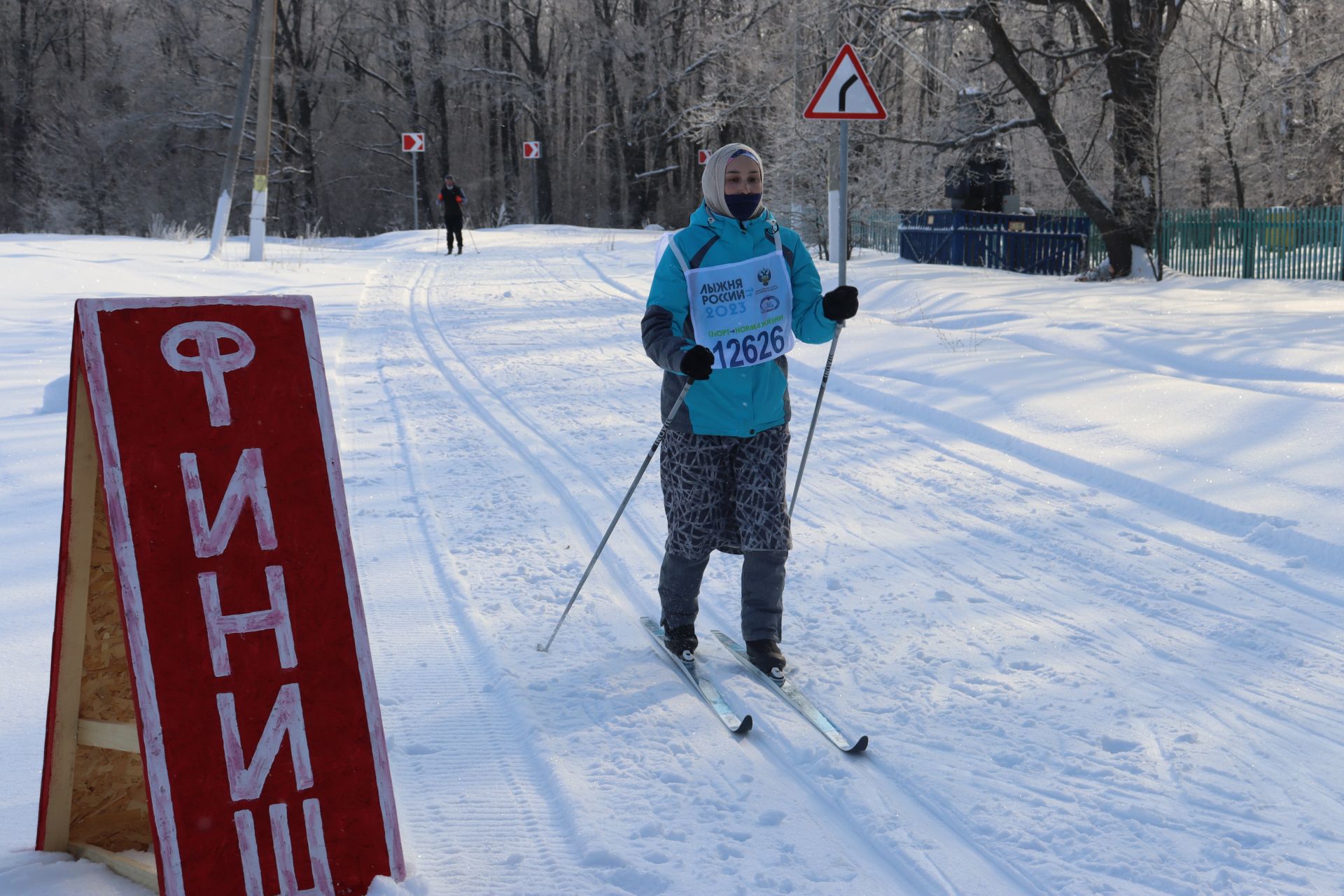 Лыжные соревнования с участием мусульманской молодежи