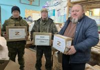 Базарлы Матактагы Изге Троица мәхәлләсе хәрбиләргә ярдәм күрсәтте